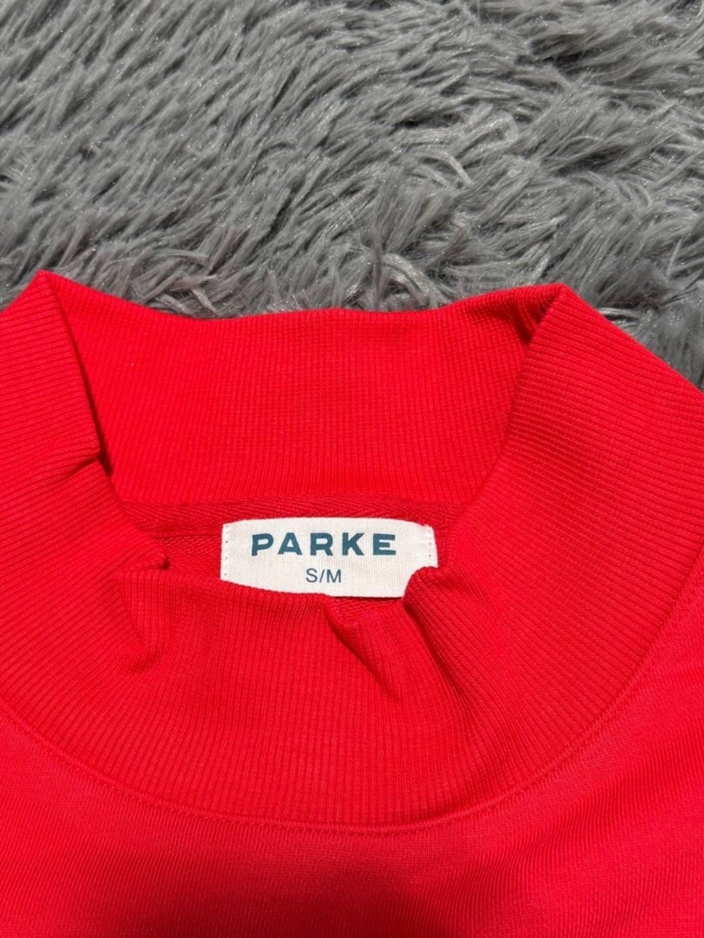 Parke Women Varsity Mockneck Sail Stars Coastal Sparklers Brand New S/M - Picture 3 of 3